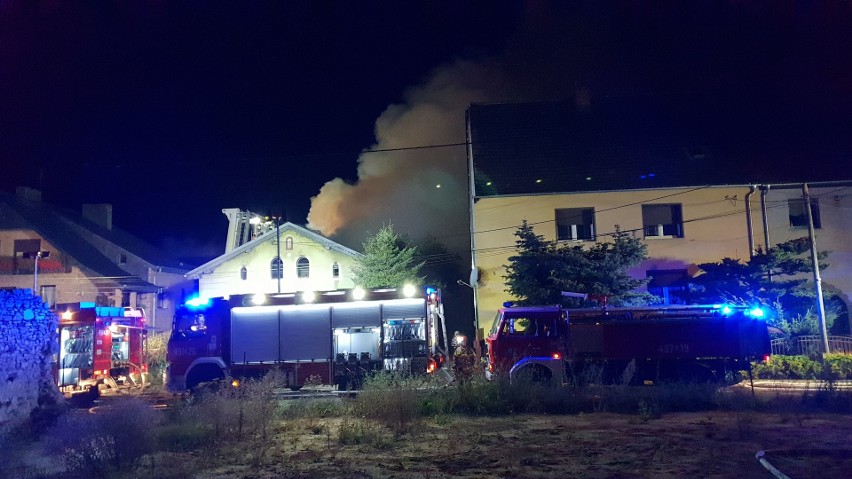 Pożar gospodarstwa w Strzelcach Opolskich.