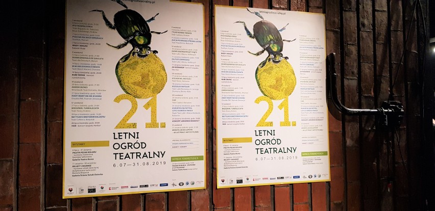 Letni Ogród Teatralny 2019. Plakaty z programem