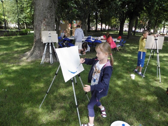 Park to nie tylko miejsce rekreacji, ale też artystycznych zdarzeń. Tak było podczas Dni Chojnic