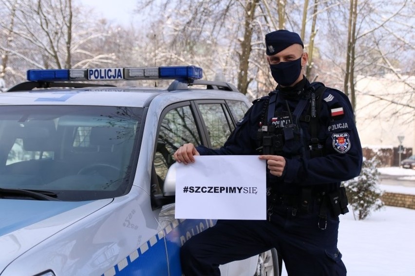 Ruszyły szczepienia policjantów. Wśród zaszczepionych także komendant wojewódzki