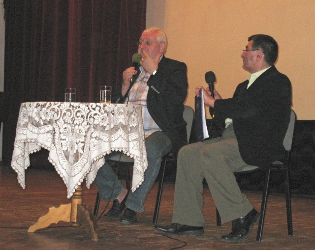 W sobotę w ramach spotkań DKF Fantom w kinie Sokół gościł reżyser Janusz Zaorski (z lewej).
