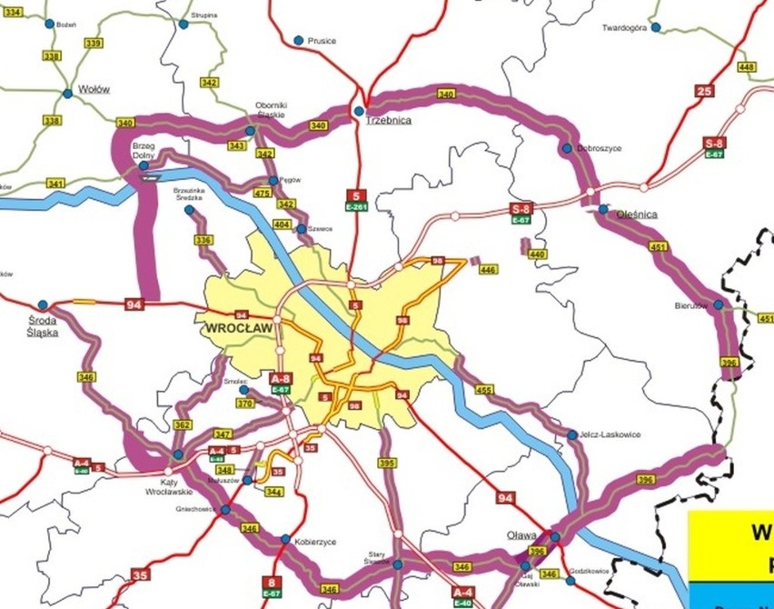 Drogi wokół Wrocławia w prywatne ręce. Pomysł coraz bliżej realizacji (LISTA DRÓG)