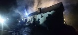 Pożar w Smażynie 19.10.2023. Ogień gasiło 14 zastępów straży pożarnej! Zdjęcia