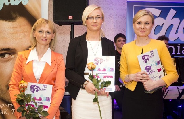 Laureatki plebiscytu w powiecie kozienickim (od prawej): Edyta Kocyk, Anna Nowak, Renata Wołos.