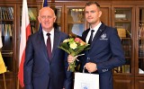 Nowy prezes MrGarden GKM Marcin Murawski u prezydenta Grudziądza