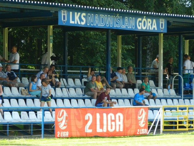 Sparing: Kibice na meczu Nadwiślan Góra - GKS Tychy 1:0