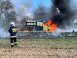 Suraż. Bus prezesa OSP spalił się całkowicie. W akcji były dwa zastępy strażaków