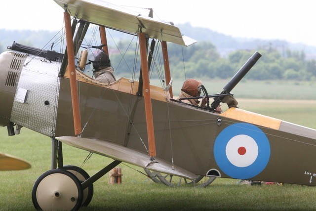 Pojedynek lotników (dogfight) z czasów I wojny światowej i...