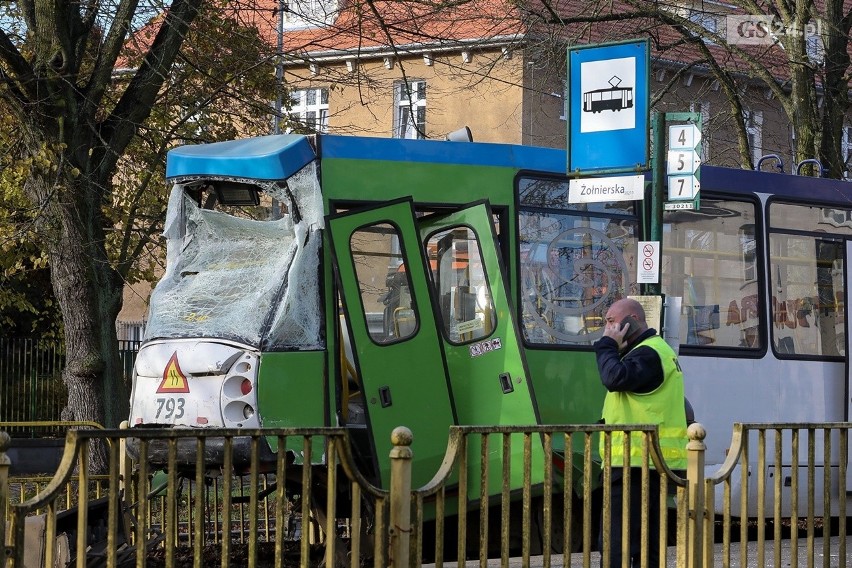 Wypadek tramwajów w Szczecinie. Prokuratura sprawdzi, czy zderzenie tramwajów mogło być katastrofą 