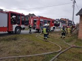 Tragiczny pożar domu we wsi koło Sulejowa. W płomieniach zginęła 80-letnia kobieta