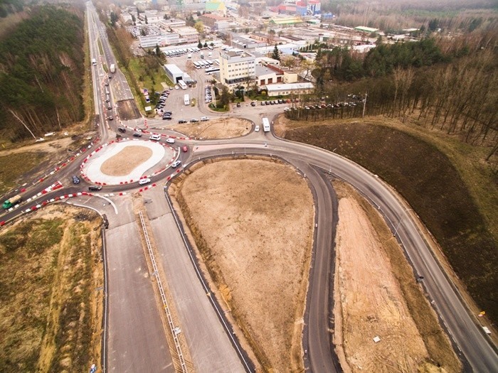 Teren budowy S3 Polkowice - Lubin - stan na koniec marca...