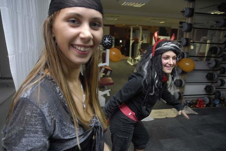 Zdjecia z Halloween Party w Fitness Studio Angela w Slupsku.