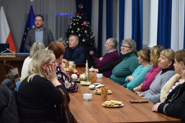 Spotkanie noworoczne z paniami z Kół Gospodyń Wiejskich z gminy Skalbmierz