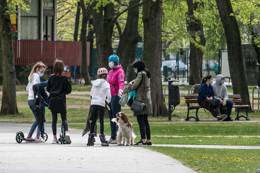 Park Jordana w sobotę przed południem