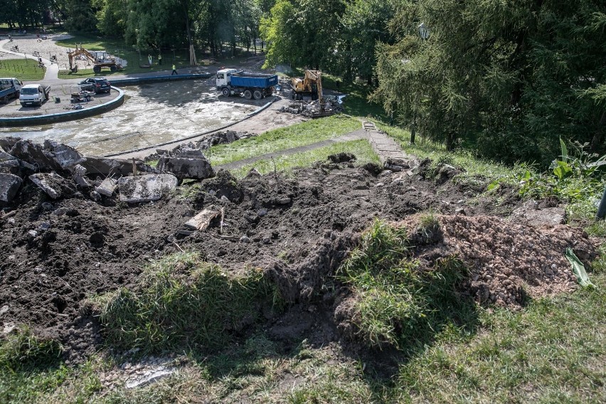 Trwają prace w Parku Jordana