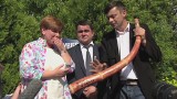 "Żeby wzywać dobrych ludzi". Beata Szydło dostała "złoty róg" (wideo)