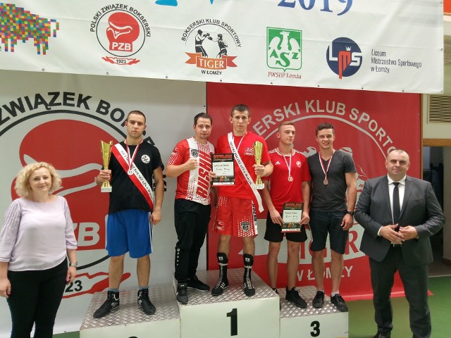 Bartosz Gołębiewski na podium akademickich mistrzostw Polski