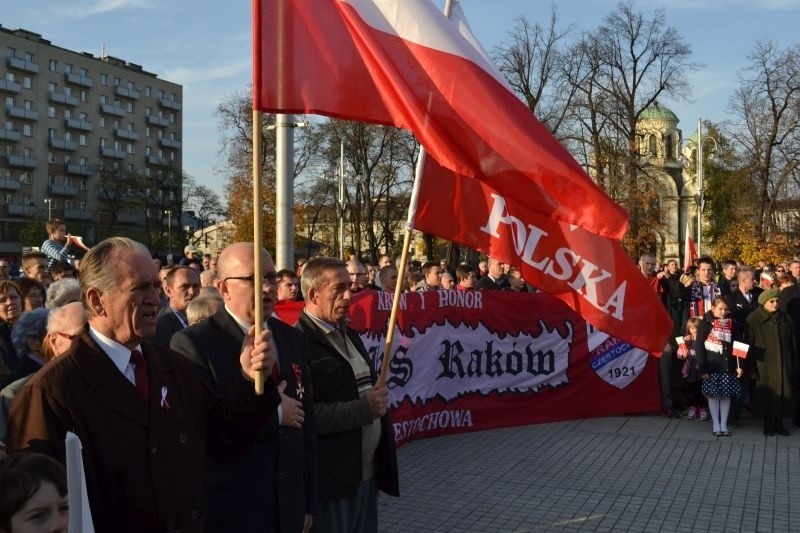 Częstochowa. Marsz Niepodległości środowisk prawicowych