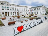 Z miłości do Sosnowca. Wielki napis "I love Sosnowiec" stanął przed budynkiem dworca PKP