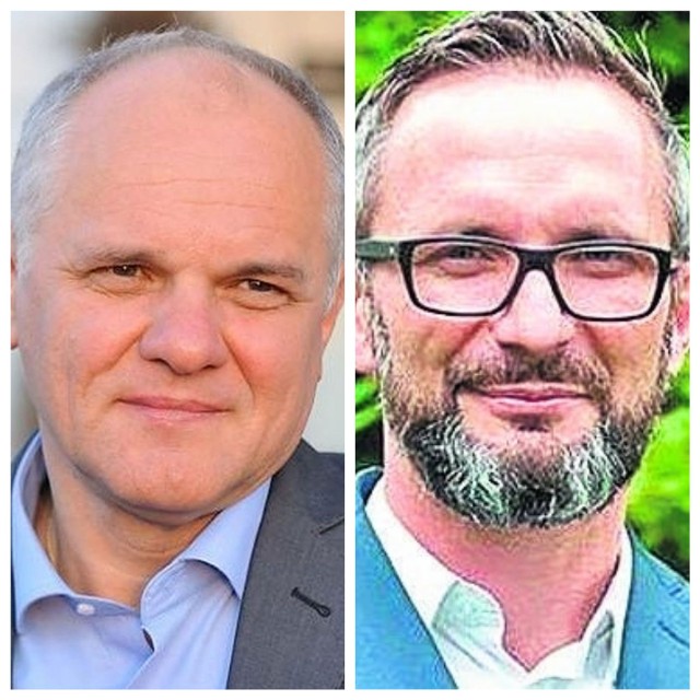 Dwóch kandydatów ubiega się o fotel burmistrza Wąbrzeźna. Zarówno Leszek Kawski (z lewej), jak i Tomasz Zygnarowski, mają rozbudowane programy wyborcze.