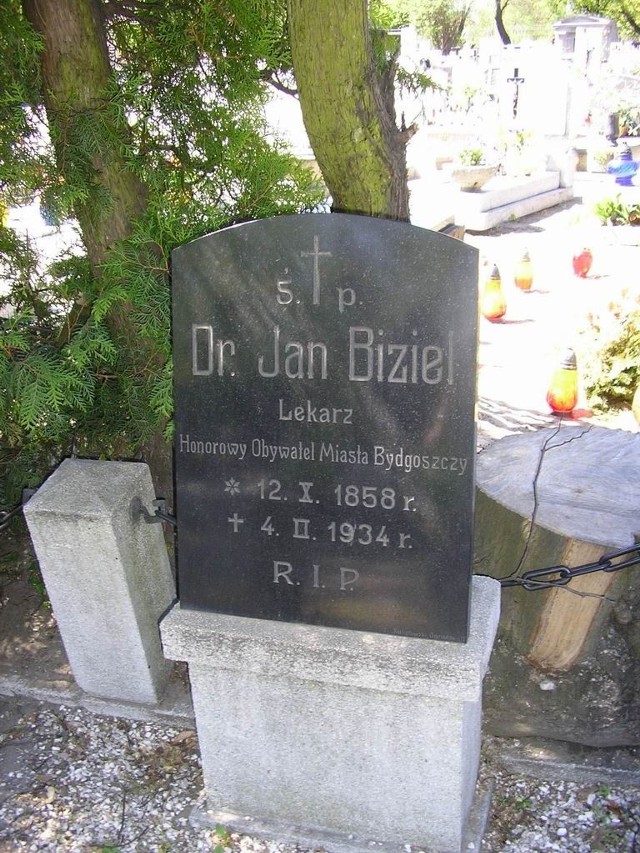 Jan Biziel zmarł 4 lutego 1934 roku. Jego grób znajduje się na cmentarzu Nowofarnym w Bydgoszczy.