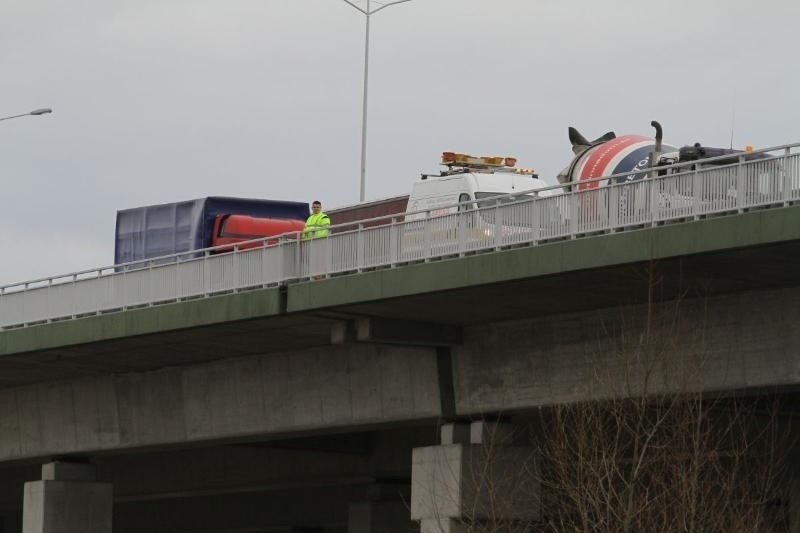 Wrocław: Kłęby dymu na AOW. Duży pożar traw za mostem Rędzińskim (ZDJĘCIA)