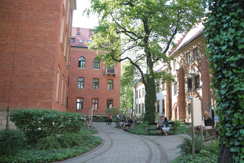 Krakowskie dziedzińce uniwersyteckie zachwycają
