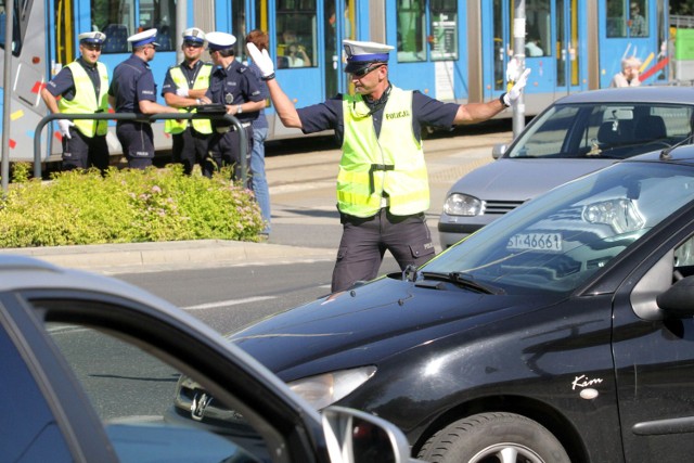 Policjanci będą musieli kierować ruchem na dużym skrzyżowaniu w Grudziądzu