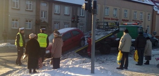 Trzy samochody zderzyły się na ul. Szczecińskiej w Słupsku.