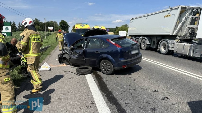 Wypadek na trasie Marianowo - Piątnica