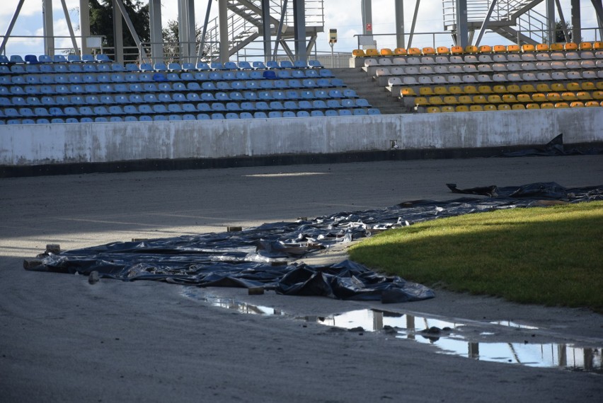 "Jancarz" czeka na rozpoczęcie sezonu żużlowego. Tak w lutym prezentuje się stadion im. Edwarda Jancarza