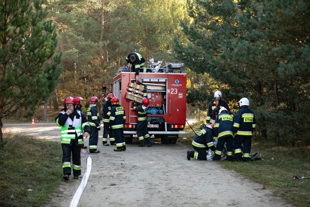 Już kilka razy strażacy wyjeżdżali dziś do pożarów lasów.