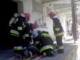  Opatowscy strażacy ćwiczyli na wszelki wypadek