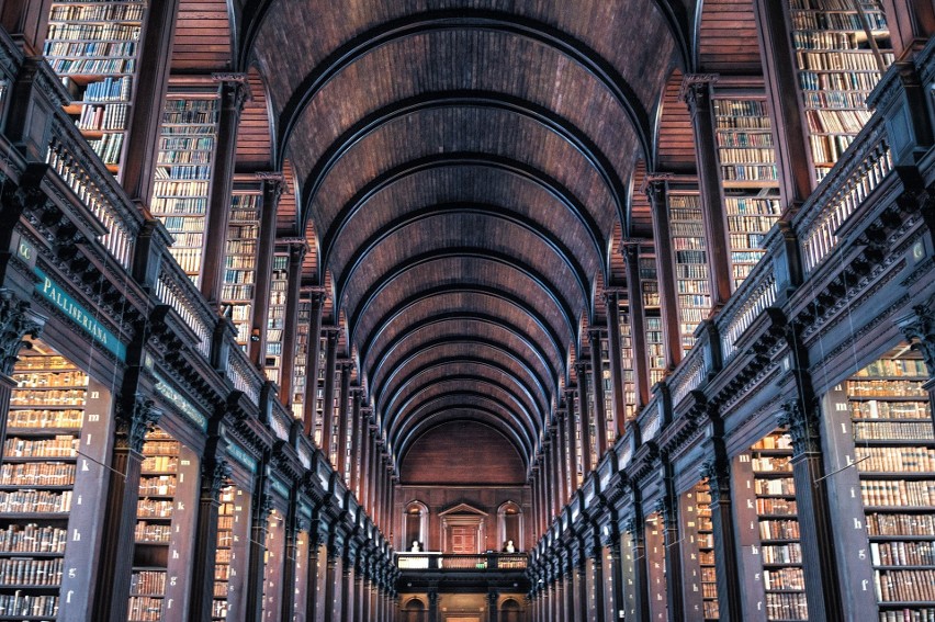 Największa i najstarsza biblioteka w stolicy Irlandii...