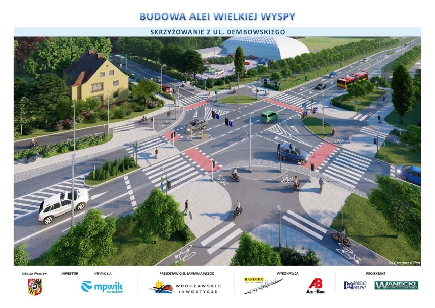 Aleja Wielkiej Wyspy. Kiedy ruszy budowa? [NOWE WIZUALIZACJE]