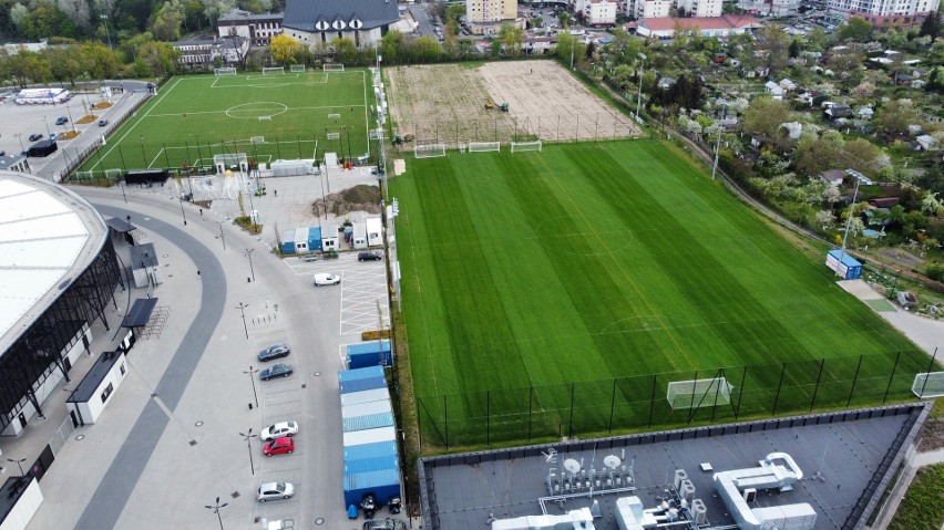 Budowa Stadionu Pogoni jest coraz bliżej ukończenia.