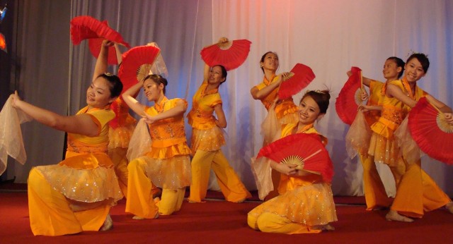 Największą atrakcją warsztatów był występ tajwańskiej grupy  Winning Dance Troupe.