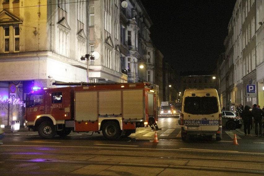 Policyjna akcja przy Bałuckiego. Wrocław, 01.01.2015