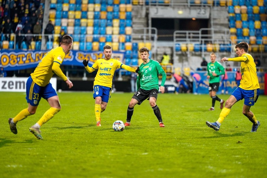 01.04.2023. Fortuna 1. Liga: Arka Gdynia - GKS Katowice.