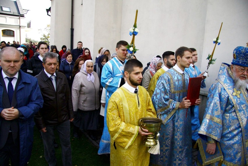 Procesja wokół świątyni przy ul. Ruskiej w Lublinie