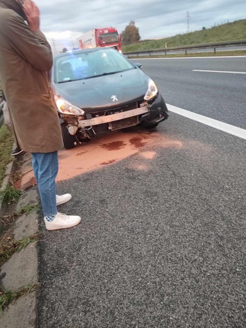 Kraków. Wypadek na autostradzie A4. Zderzyło się conajmiej pięć samochodów. Nie ma rannych