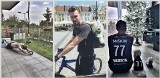 Michal Masny postawił na Bydgoszcz. Treningi w ogródku, rower, spacery po mieście [zdjęcia]