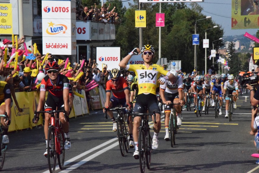 Michał Kwiatkowski wygrał etap Tour de Pologne w Bielsku-Białej. Polak umocnił się na pozycji lidera