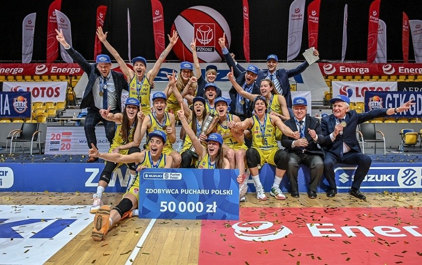 Koszykarki VBW Arki Gdynia w finale Suzuki Pucharu Polski...