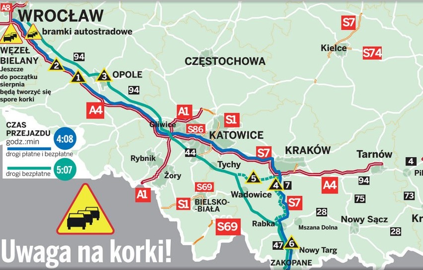 Z Wrocławia do Zakopanego samochodem, autobusem czy pociągiem? (TRASY, ATRAKCJE, CENY)