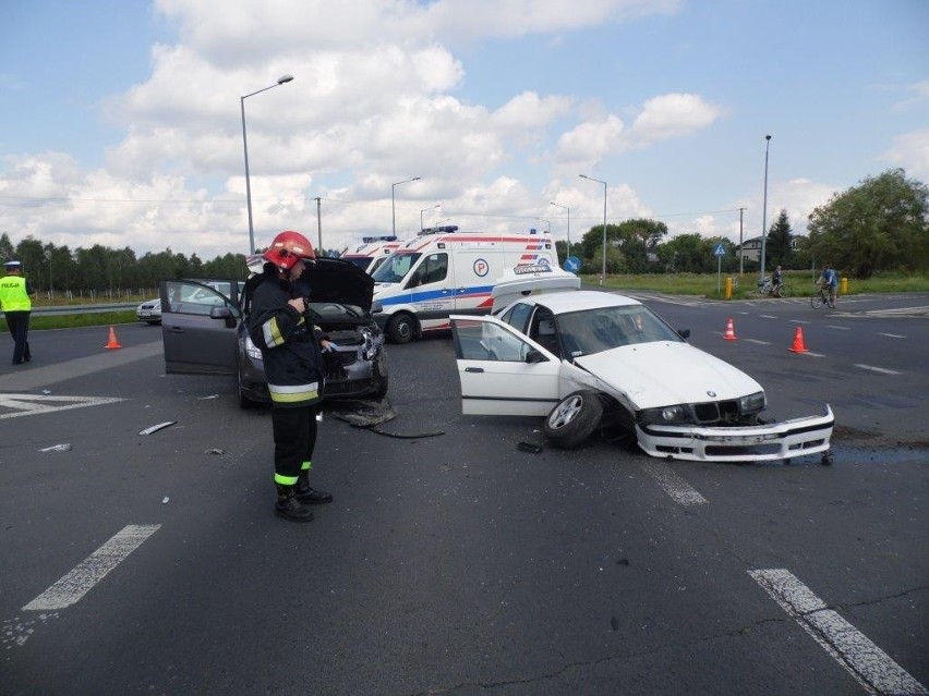 Wypadek na obwodnicy Lubartowa