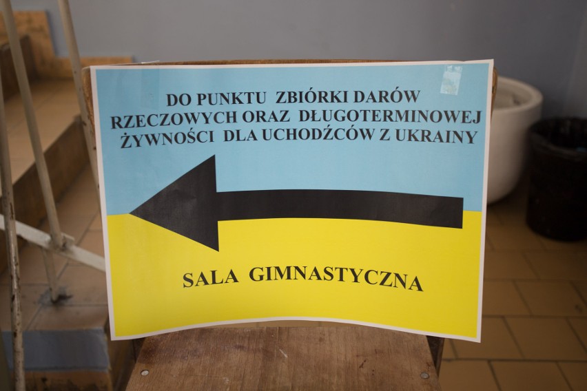 W I LO Słupsk zbiera dary dla walczących Ukraińców