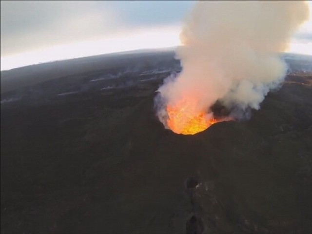 Erupcja aktywnego wulkanu na Islandii