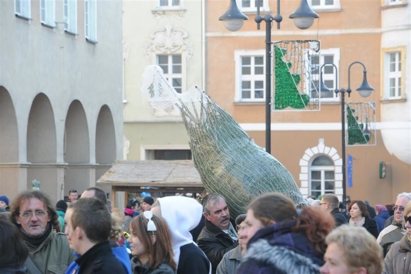 Jarmark na opolskim Rynku.