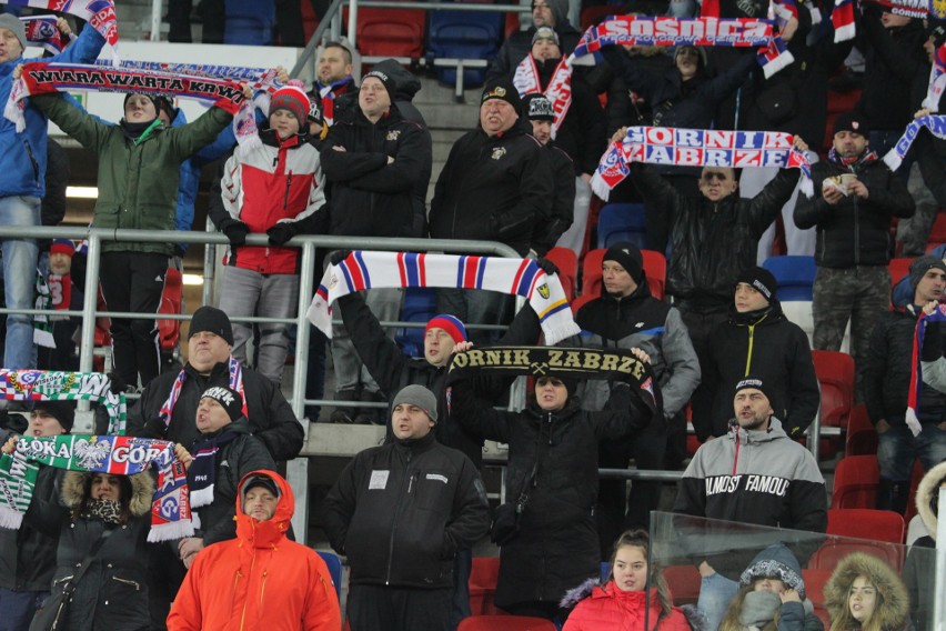 Górnik Zabrze - Wisła Kraków: mimo zimna, na trybunach był...